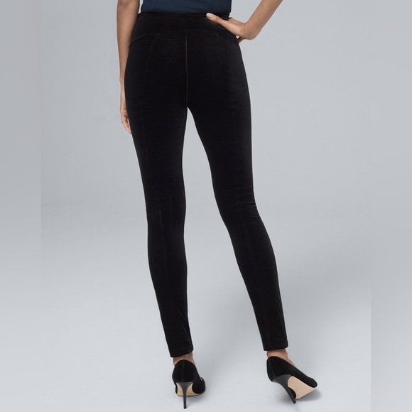 White House Black Market | Pants u0026 Jumpsuits | Whbm Black Velvet Leggings  Size Medium | Poshmark